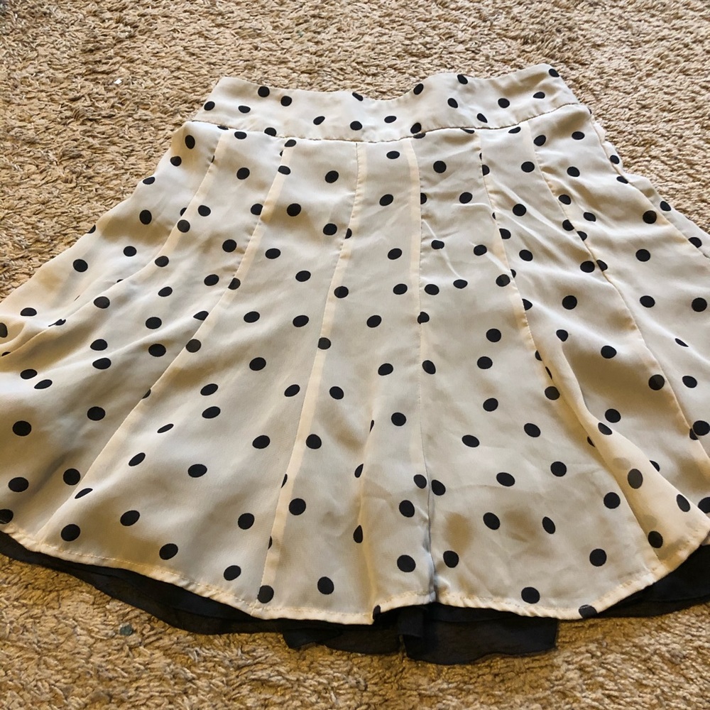 Cute polka dot skirt